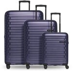 Pactastic Collection 04 THE THREE SET + 4 Rollen Kofferset 3-teilig mit Dehnfalte
