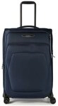 Samsonite Spark Sng Eco 4 Rollen Trolley 67 cm mit Dehnfalte blau TAS067631