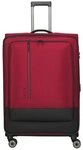 Travelite Crosslite 4 Rollen Trolley XL 81 cm mit Dehnfalte rot TAS066006