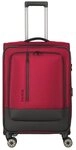 Travelite Crosslite 5.0 4 Rollen Trolley M 66 cm mit Dehnfalte rot TAS066009