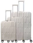 Travelite Panello 4 Rollen Kofferset 3-teilig weiss TAS065985