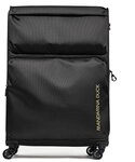 Mandarina Duck Zephyr 4 Rollen Trolley XL 83 cm mit Dehnfalte schwarz TAS023055