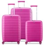 Roncato B-Flying Move 4 Rollen Kofferset 3-teilig mit Dehnfalte lila TAS074726