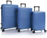 Heys Zen 4 Rollen Kofferset 3-teilig mit Dehnfalte blau TAS038833