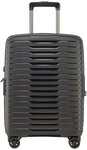 Stratic Novium 4 Rollen Kabinentrolley S 55 cm mit Dehnfalte schwarz TAS078866
