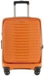 Stratic Novium 4 Rollen Kabinentrolley S 55 cm Laptopfach mit Dehnfalte orange