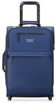 Delsey Paris Maubert 2.0 2 Rollen Kabinentrolley 55 cm mit Dehnfalte blau TAS012302