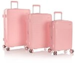 Heys Pastel 4 Rollen Kofferset 3-teilig mit Dehnfalte orange TAS038745