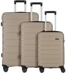 d & n d&n Travel Line 4100 4 Rollen Kofferset 3-teilig grau TAS055335