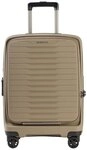 Stratic Novium 4 Rollen Kabinentrolley S 55 cm Laptopfach mit Dehnfalte beige