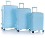 Heys Pastel 4 Rollen Kofferset 3-teilig mit Dehnfalte blau TAS038741