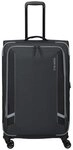 Travelite Corsiica 4 Rollen Trolley L 77 cm mit Dehnfalte schwarz TAS077153