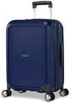 Eminent Aegis 4 Rollen Kabinentrolley S 55 cm mit Dehnfalte blau TAS075336