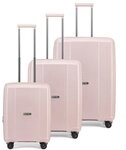 Epic Anthem 4 Rollen Kofferset 3-teilig mit Dehnfalte rosa TAS051665