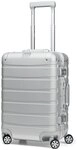 Redolz Pro Aluminium 4 Rollen Kabinentrolley S 55 cm silberfarben TAS071213
