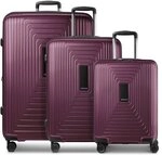 Redolz Essentials 14 4 Rollen Kofferset 3-teilig mit Dehnfalte rot TAS071601