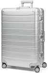 Redolz Pro Aluminium 4 Rollen Trolley L 77 cm silberfarben TAS071219
