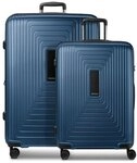 Redolz Essentials 14 4 Rollen Kofferset 2-teilig mit Dehnfalte blau TAS071583
