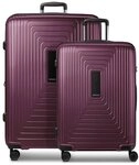 Redolz Essentials 14 4 Rollen Kofferset 2-teilig mit Dehnfalte rot TAS071580