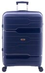 Gladiator 3800 4 Rollen Trolley 77 cm mit Dehnfalte blau TAS018678