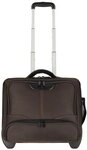 Dermata 2 Rollen Businesstrolley 41 cm Laptopfach braun TAS016772