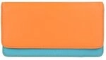 Mywalit Medium Matinee Wallet Geldb&ouml;rse Leder 17 cm orange 237-115