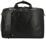 Picard Buddy Aktentaschen Messenger Leder 42 cm Laptopfach schwarz TAS004831