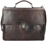 Leonhard Heyden Roma Aktentasche Leder 39 cm Laptopfach braun LHD-905390-2