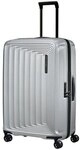 Samsonite Nuon 4 Rollen Trolley 75 cm mit Dehnfalte silberfarben TAS083336