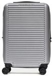 Mandarina Duck Tank Case 4 Rollen Kabinentrolley S 55 cm mit Dehnfalte silberfarben