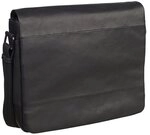 Leonhard Heyden Hamburg Messenger Leder 32 cm Laptopfach schwarz 907076-8