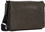 Leonhard Heyden Den Haag Messenger Leder 31 cm oliv 906751-4