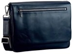 Leonhard Heyden Montreal Messenger Leder 36 cm blau 907217-5