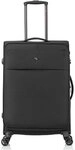 Pack Easy GoOn 4 Rollen Trolley M 67 cm mit Dehnfalte schwarz 8906NO