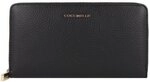 Coccinelle Metallic Soft Geldb&ouml;rse Leder 10 cm schwarz TAS003355