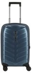 Samsonite Attrix 4 Rollen Kabinentrolley 55 cm mit Dehnfalte blau TAS034931