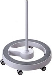 Zalias GmbH Lumeno Bodenstativ 6159GR mit grauer Applikation, Stativ f&uuml;r