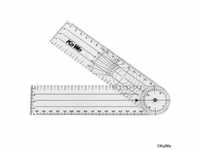 Diverse Hersteller Goniometer / orthopädischer Winkelmesser, 20,5 cm lang...