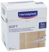 BSN medical - Essity Hansaplast soft Wundpflaster, 8,0 cm x 5 mtr. 48738