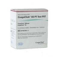 Roche Diagnostik CoaguChek XS PT Teststreifen PST (2 x 24 St&uuml;ck) zu CoaguChek