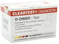 Servoprax GmbH Cleartest D-Dimer Schnelltest mit Pufferl&ouml;sung &ndash; 5 Testkassetten