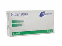 Meditrade Nitril 3000 Untersuchungshandschuhe puderfrei, weiß, (100 Stück)...