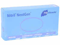 Meditrade Nitril NextGen Labor-Handschuhe, puderfrei blau (100 Stück) Gr. M 1283-M