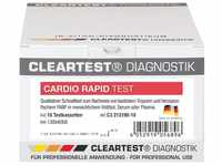 Servoprax Cleartest Cardio Rapid Sofort-Infarkt-Diagnose 5 Test-Kassetten C3...