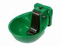 KERBL Tränkebecken K71, 3-fach verstellbarer Wasserdurchfluss, grün