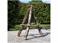VOSS.garden Vogelhausständer aus Birkenholz schwer, extrem standfest, 115cm