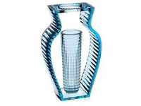 Kartell I Shine Vase blau transparent 01215E4