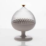 Kartell Pumo Dose (glasklar / wei&szlig;) glasklar / wei&szlig; 01551BT