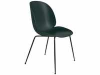 Gubi Beetle Dining Chair Stuhl, Metallbeine schwarz dunkelgrün 10024214