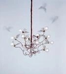 Ingo Maurer Birdie LED Pendelleuchte (Kabel rot) Kabel rot 1066500